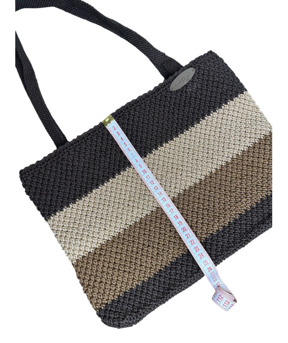 Buy a handmade crochet bag in brown-cream-coffee tones – ugrandh.fr Handmade crochet bag, brown-cream-coffee color, stylish women’s accessory