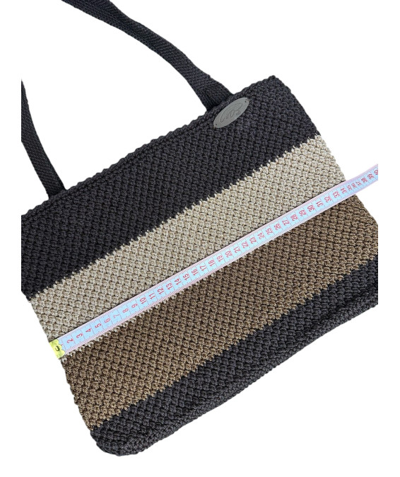 Buy a handmade crochet bag in brown-cream-coffee tones – ugrandh.fr Handmade crochet bag, brown-cream-coffee color, stylish women’s accessory