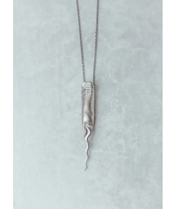 Pendentif Doigt Anatomique – Bijou en Argent en Édition Limitée Pendentif Doigt Anatomique – Bijou Artistique en Argent Sterling
