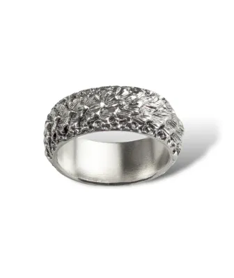 Bague écailles de dragon – argent 925 sur mesure | Livraison en France