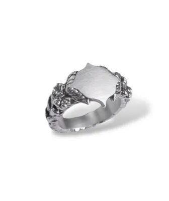 Bague SHIELD – argent 925 avec gravure personnalisée | Acheter à Paris, livraison France