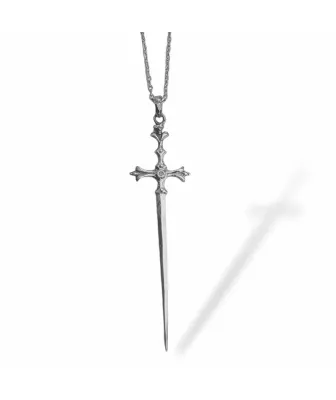 Pendentif épée en argent 925 avec pierre 2 mm | Acheter à Paris, livraison France