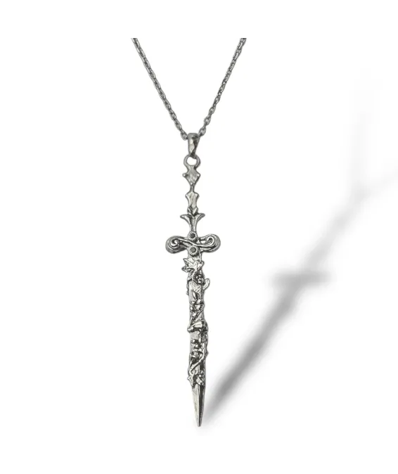 Pendentif-Épée Ukrainian Spirit – Collection Limitée Pendentif-Épée Édition Limitée Ukrainian Spirit – Bijou en Argent 925